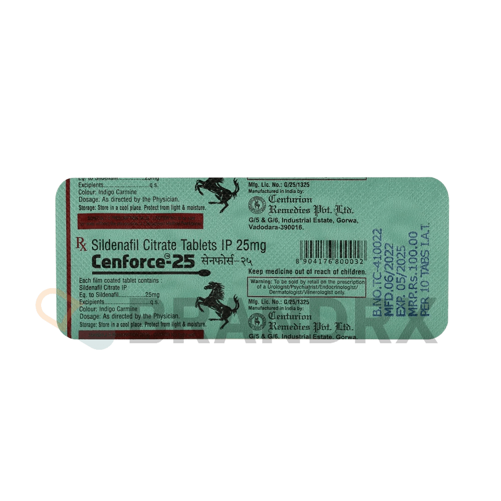 Cenforce 25 mg Centurion Laboratories
