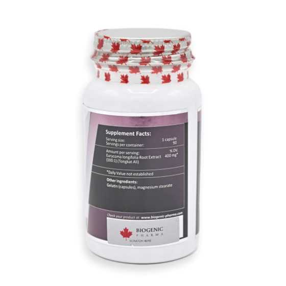 BIOGENIC PHARMA – TONGKAT ALI 100:1 EXTRACT Biogenic pharma